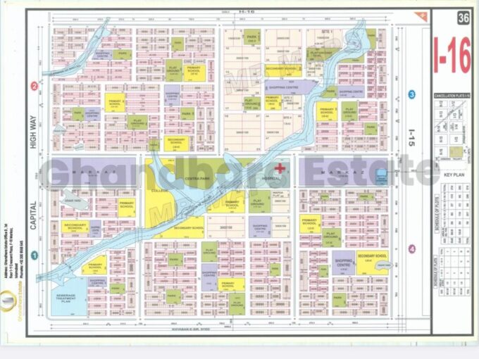 Main Double Road (30×60) Plot for Sale in I-16/3 Islamabad