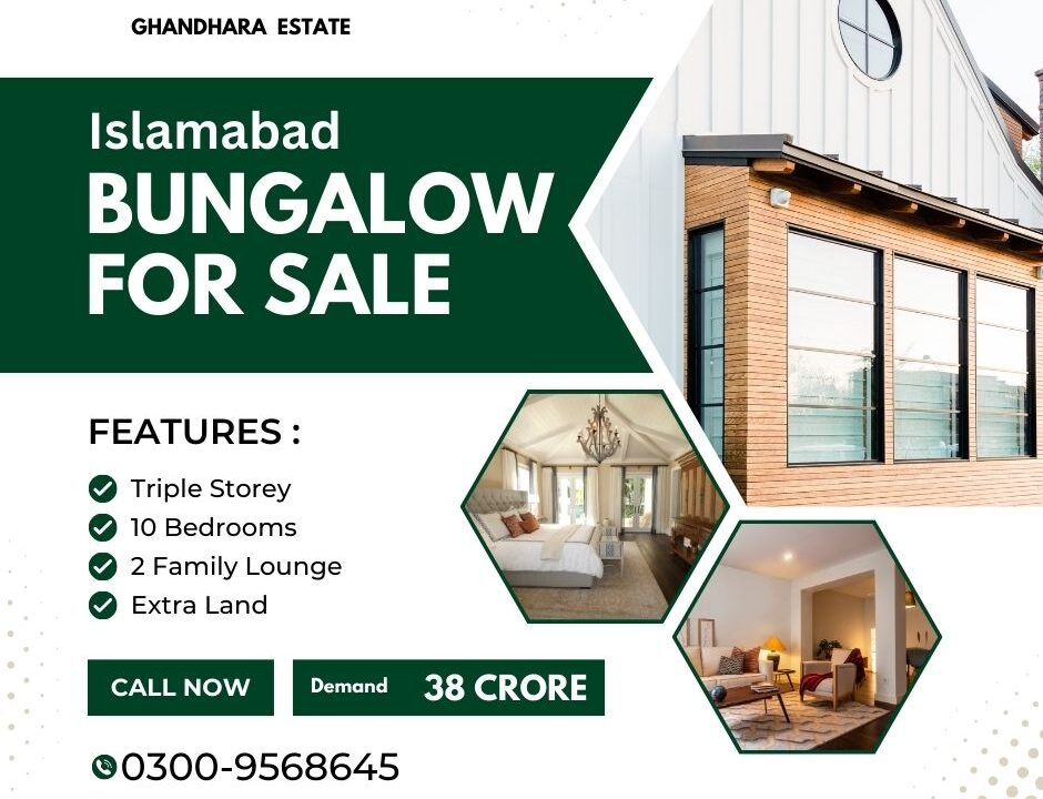 F-11 Bungalow for Sale