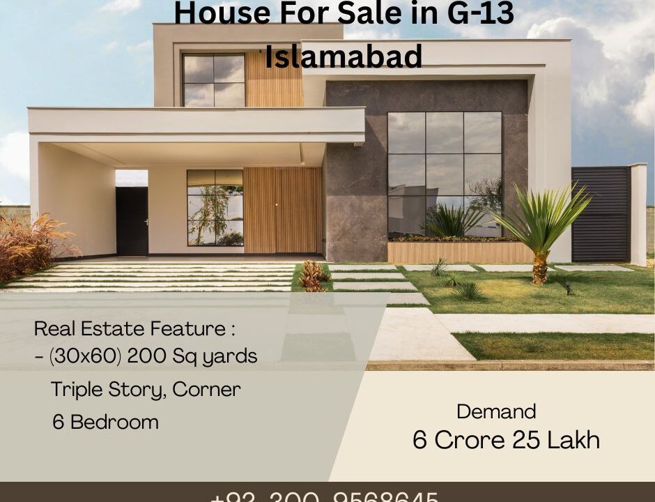 G-13 House For Sale