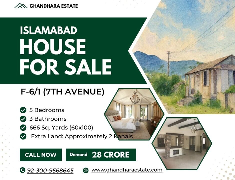 Ghandhara Estate F-6 House for Sale