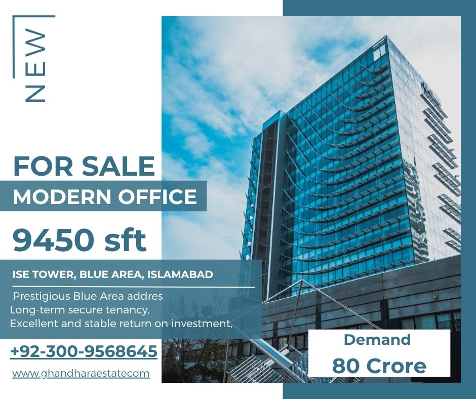 Prime Commercial Property for Sale – ISE Tower, Blue Area, Islamabad