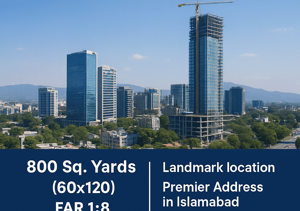 New Blue Area Islamabad Commercial Plot For Sale