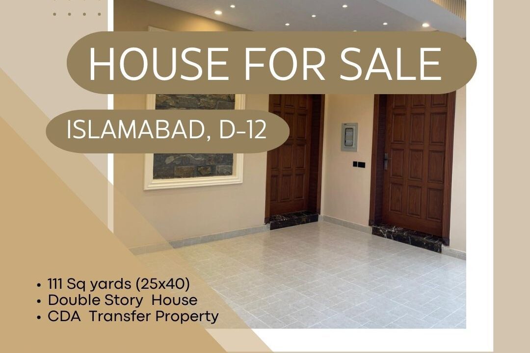 D-12 House for Sale