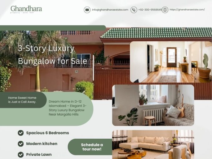 Bungalow for Sale in D-12 Islamabad