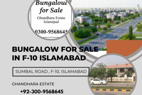 BUNGALOW FOR SALE IN F-10 ISLAMABAD