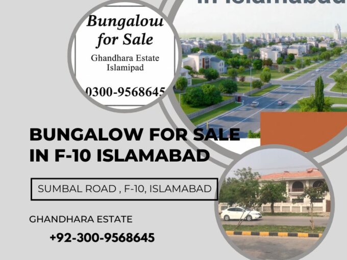BUNGALOW FOR SALE IN F-10 ISLAMABAD