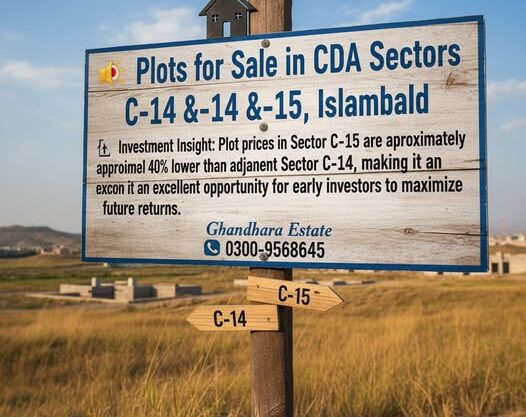 Plots for Sale in CDA Sectors C-14 & C-15, Islamabad