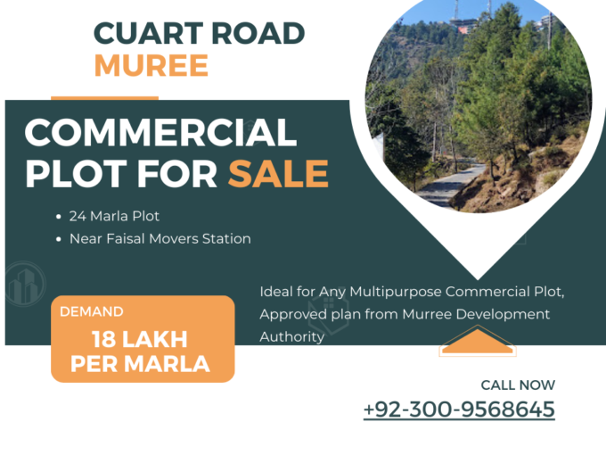 Multipurpose Corner Plot for Sale | Prime Location in Murree