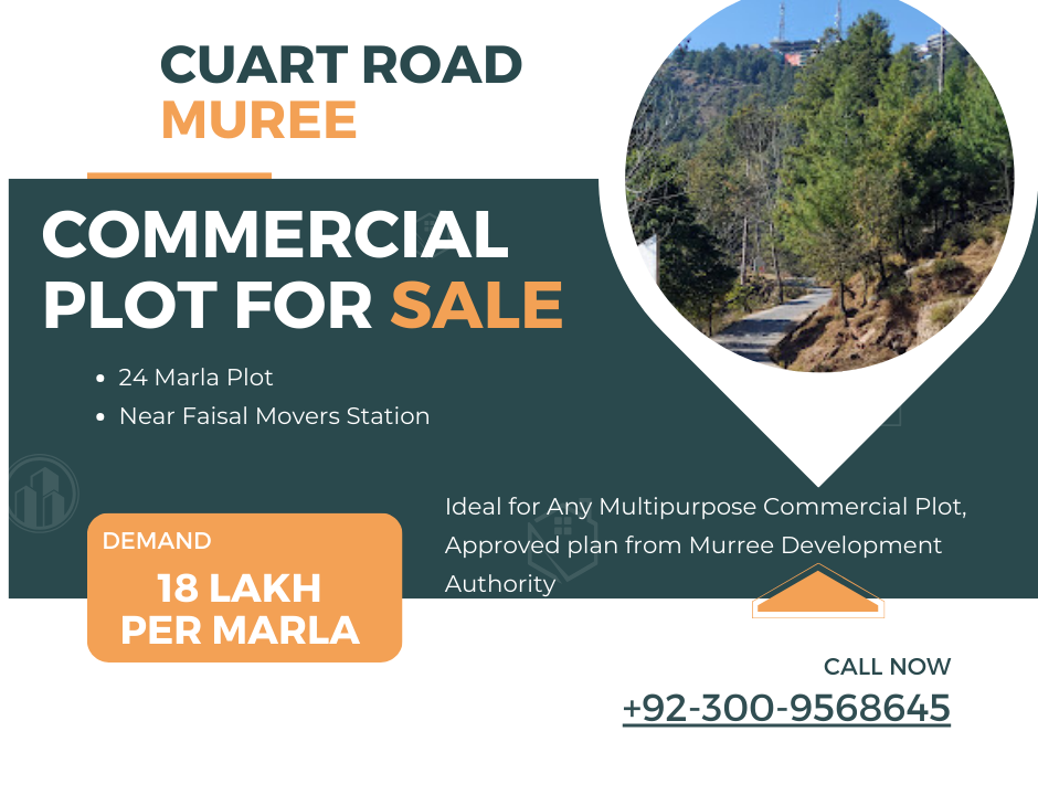 Multipurpose Corner Plot for Sale | Prime Location in Murree