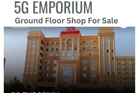Ground Floor Commercial Shop for Sale in 5G Emporium Top City-1 Islamabad