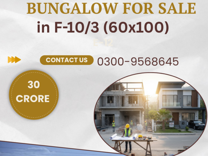 F-10 Bungalow for Sale