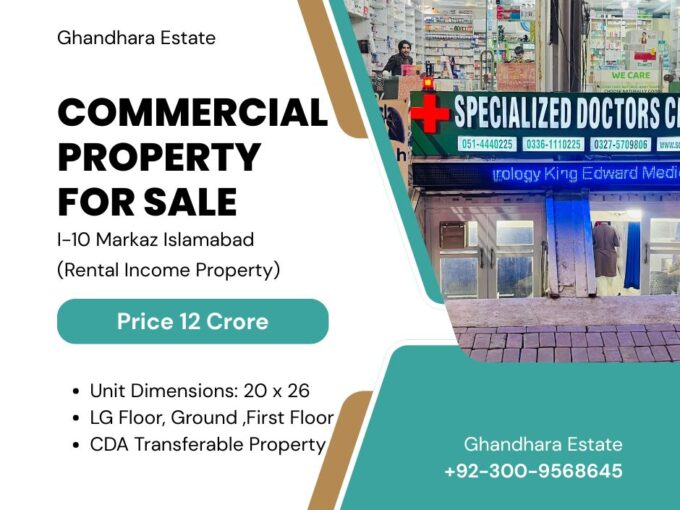 Commercial Unit for Sale in I-10 Markaz, Islamabad