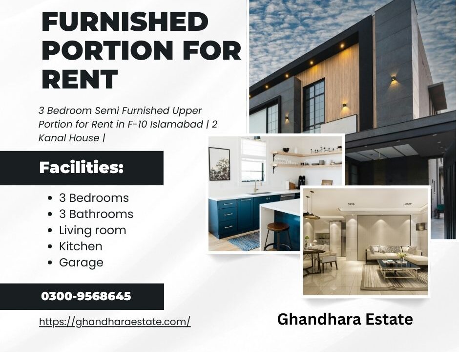 Semi Furnished Portion For Rent