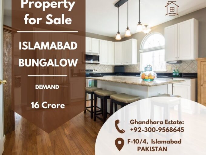 bungalow for sale in F-10 Islamabad