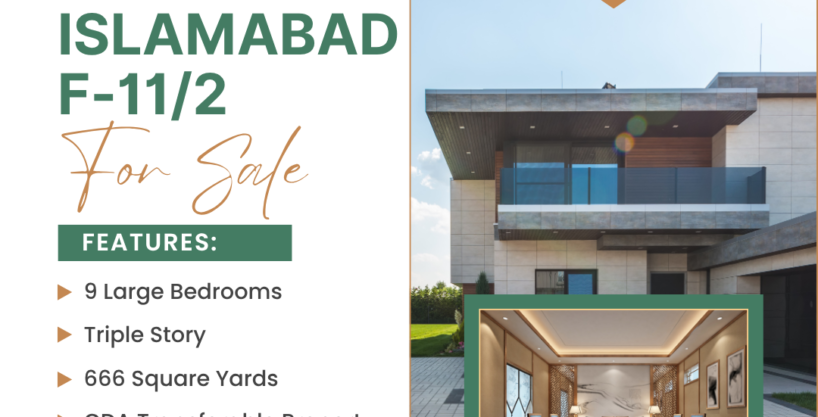 Bungalow for Sale in F-11/2 Islamabad