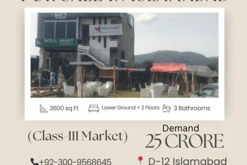 Commercial Property for Sale in D-12 Islamabad