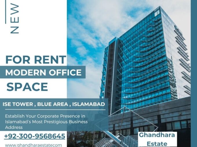 Office Space for Rent in ISE Tower Islamabad | Corporate Offices, MNCs & INGOs