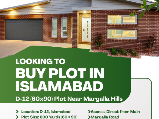 Plot for Sale in D-12 Islamabad
