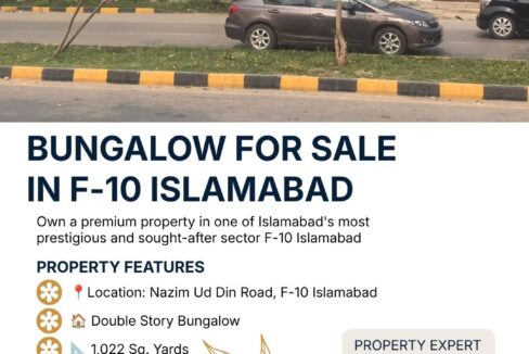 Bungalow for Sale F-10 Islamabad