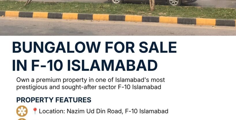 Bungalow for Sale F-10 Islamabad