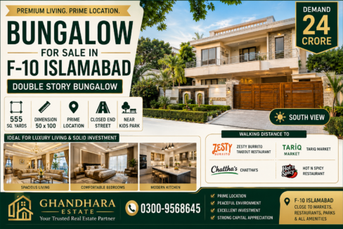 Bungalow for Sale in F-10 Islamabad
