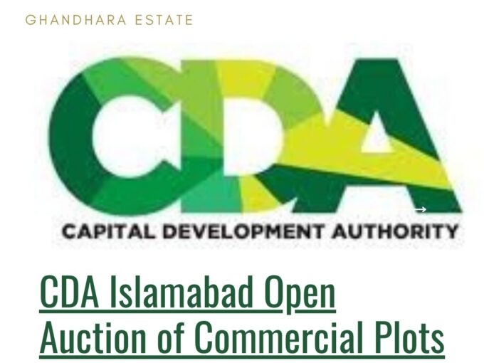 CDA Islamabad Open Auction of Commercial Plots (04–06 August 2026)