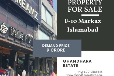 Commercial Property for Sale – Lower Ground Shop | F-10 Markaz, Islamabad