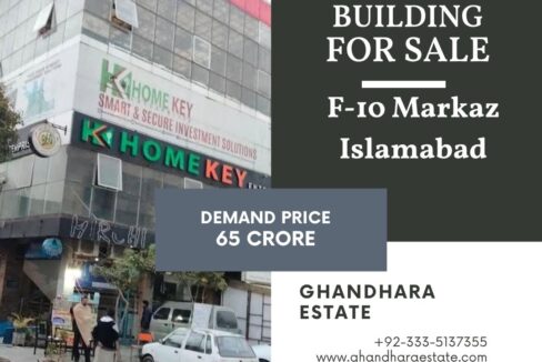 Commercial Corner Building for Sale in F-10 Markaz Islamabad