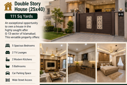 House For Sale in G-13 Islamabad