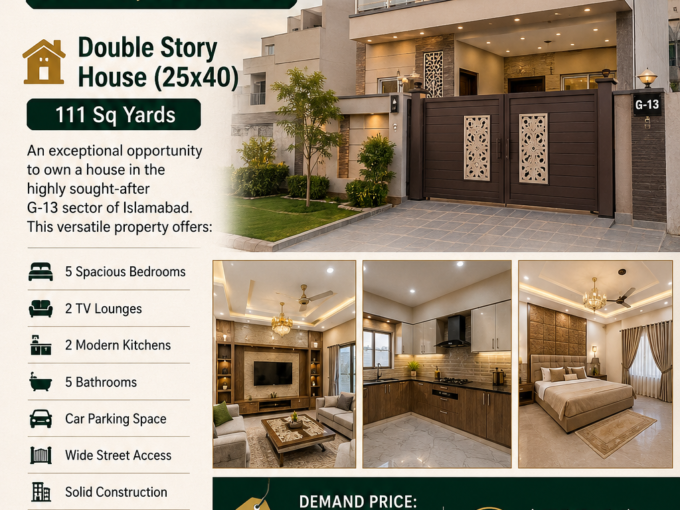 House For Sale in G-13 Islamabad