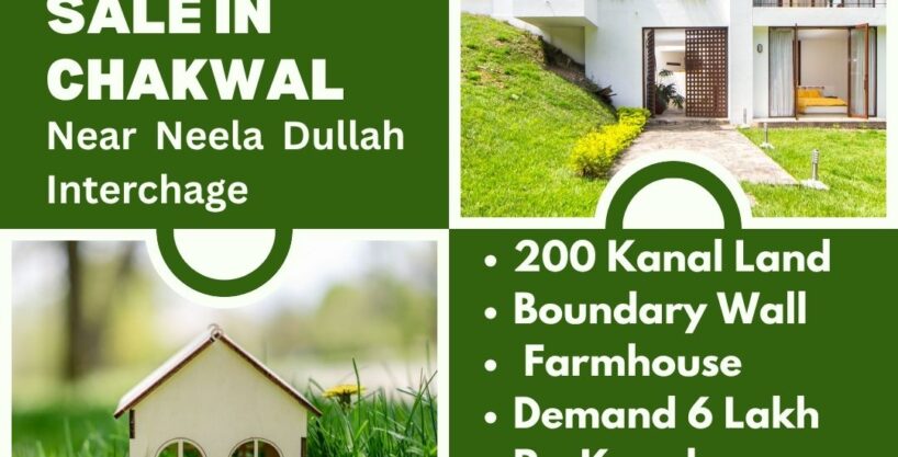 Land for Sale Near Neela Dullah Interchange, Chakwal