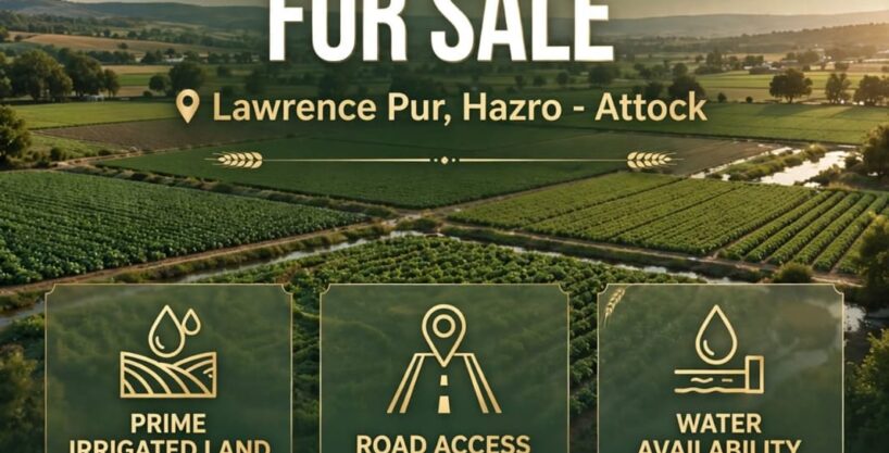 Land for Sale on Lawrencepur–Hazro Attock