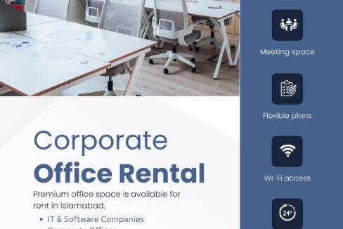 Corporate Office Space for Rent in Islamabad