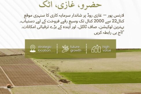Land for Sale on Lawrencepur–Hazro Attock