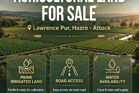 Land for Sale Near G.T. Road, Lawrencepur