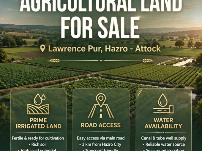 Land for Sale Near G.T. Road, Lawrencepur