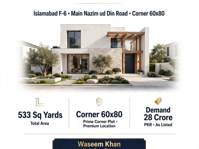 Bungalow for Sale in F-6 Islamabad